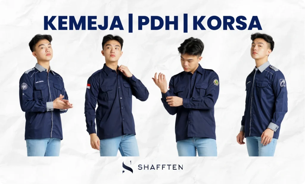 KEMEJA_PDH_KORSA SHAFFTEN CUSTOM KONFEKSI YOGYAKARTA
